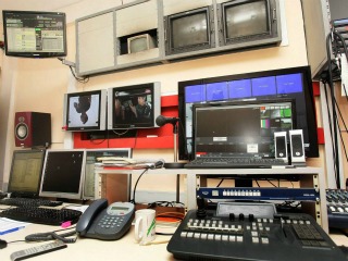 Production room at Avala TV, photo by Beta 